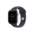 Apple Watch Series 12 GPS + Cellular Natural Titanium Case with Navy Blue Sport Band