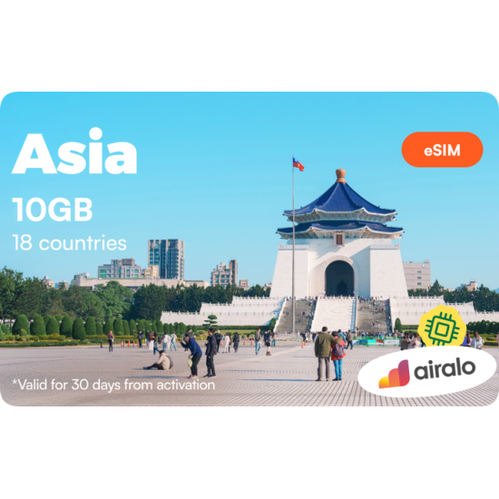 Airalo Asia 5GB Data eSIM